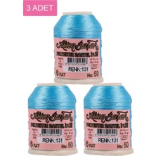 Ethab Ticaret 3 Adet Altınbaşak Oya ve Dantel Ipi 20 gr - Royaleks - No: 131