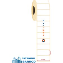 Labelika 60 mm x 25 mm Termal Etiket (1.750 Sarımlı)