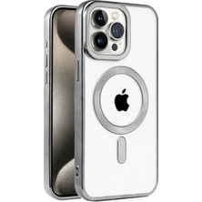 Vintessy Apple Iphone 15 Pro Kılıf Kronos Magsafe Kapak - Titanyum Gri