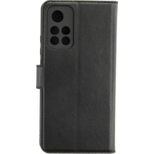 Vintessy Xiaomi Redmi Note 11T Kılıf Trend S Plus Kapaklı Kılıf - Siyah