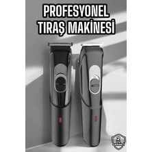 Trendlia Saç Sakal Vücut Şarjlı Kablosuz Tıraş Makinesi Profesyonel Paslanmaz Çelik