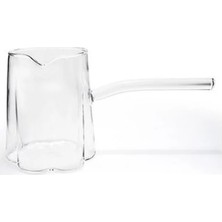 Ethab Ticaret Ateşe Dayanıklı Cam Cezve Borosilikat Cam Cezve 400 ml ROYALEKS-CZV05