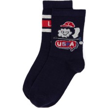 U.S. Polo Assn. Erkek Çocuk 2'li Soket Çorap 50318054-VR033