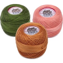 Ethab Ticaret 3 Adet Kaplan Etamin ve Kaniçe Ipi 8 No Kod/renk: 116 - 352 - 780 - Ryl