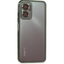 Vintessy Xiaomi Redmi Note 11E Kılıf Razer Lensli Silikon - Yeşil