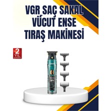 Trendlia Vgr V-695 Profesyonel Tıraş Makinesi Seramik Bıçaklı Turbo Güçlü Motor