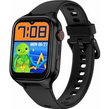 Slazenger Akıllı Çocuk Saati, Görüntülü ve Sesli Görüşme Özellikli IP68 Suya Dayanıklı Siyah SLZ001