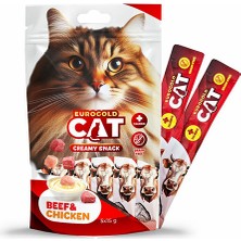 EuroCat Muratech Eurogold Cat Sıvı  Ödülü Dana - Tuk Etli 5X15GR
