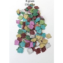 Ethab Ticaret Oya Abiye Bileklik Kolye Pleksi Plastik Pul Karma Renk 8 Gram 130 Adet - BNC499