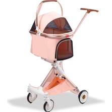 Muratech Eurodog Katlanabilir Köpek Arabası Pembe 83X48,5X110 cm