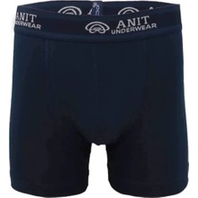 Anıt Kısa Paça Likralı Erkek Boxer Siyah - 1115A