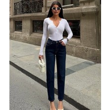 Aida Fashion Yıkamalı Mom Jeans