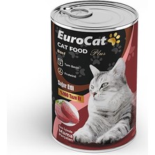 Muratech Eurocat Sığır Parça Etli Yetişkin  Konserve 400 gr