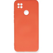 Vintessy Xiaomi Redmi 9c Kılıf Nano Içi Kadife Silikon - Turuncu