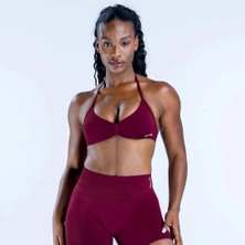 Dfyne Bordo Impact Strappy Bra - Destekleyici Spor Bra