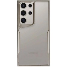 Vintessy Samsung Galaxy S24 Ultra Kılıf Boyi Silikon Kapak - Titan Gri