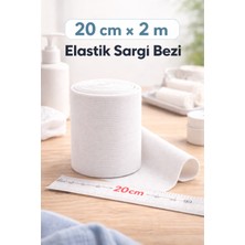İsmiyle Al 20 cm x 2 M Hidrofil Sargı Bezi Pamuklu Gazlı Bez Kısa Metraj Medikal Sarım Bezi 1 Adet