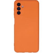 Vintessy Samsung Galaxy A04S Kılıf Nano Içi Kadife Silikon - Turuncu