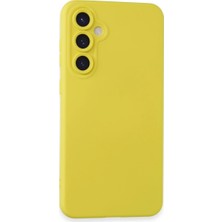 Vintessy Samsung Galaxy S24 Kılıf Nano Içi Kadife Silikon - Sarı