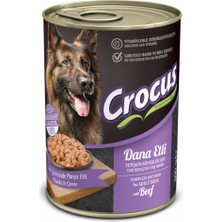 Muratech Crocus Yetişkin Köpek Dana Etli Yaş Mama 400 gr x 4 Adet