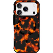 Laut iPhone 17 Pro Max 6.9 Manyetik Silikon Kılıf – Magsafe Uyumlu Renk Geçişli Tpu/pc Koruma Leopar