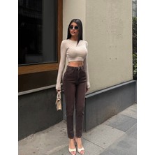 Aida Fashion Yıkamalı Mom Jeans