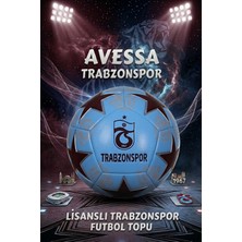 Avessa Trabzonspor Lisanslı Futbol Topu – TS-4008 - Tiger - No:5 - 4 Astarlı Dayanıklı Katman - 430 gr