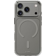 Laut iPhone 17 Pro Max 6.9 Manyetik Şeffaf Kılıf – Magsafe Uyumlu Sararma Karşıtı Tpu/pc Koruma Gri