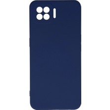 Vintessy Oppo A73 Kılıf Nano Içi Kadife Silikon - Lacivert
