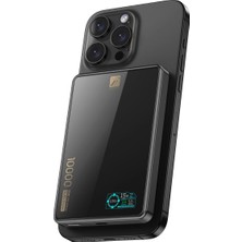 Vintessy PW598 10.000 Mah Dijital Göstergeli 20W Type-C ve 15W Kablosuz Şarj Pd Hızlı Şarj Magsafe Power