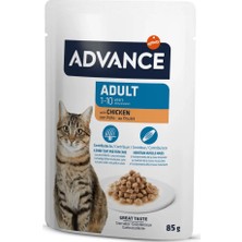 Muratech Advance Cat Adult Chicken Wet Pouch 85 gr x 6 Adet