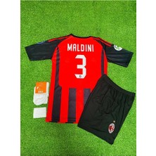 A.c M.i.l.a.n 2007 Sezonu Paolo Maldini Nostalji Çocuk Forması 4'lü Set