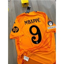 R.madridd 2024/25 Yeni Sezon Kylian Mbappe Deplasman Forması (Orange)