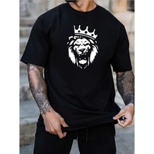 ENSUENO Unisex King Leon Baskılı Tshirt