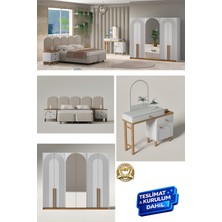 Vieva Bohem Yatak Odası Takımı %100 Mdf Bazalı