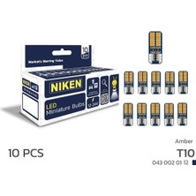 Niken T10 Park Ledi - Turuncu 24Ledli Canbus 10 (Adet)