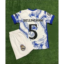 R.madridd 2024/25 Sezon Yılan Desenli Jude Bellingham Çocuk Forması 4'lü (Armalı Set)