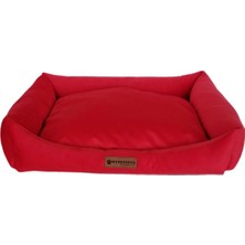 Nacario Mey Ithalat® Yumuşak Köpek Yatağı Tay Tüyü x Large Kırmızı 80*100 cm