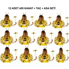 Nacario Mey Ithalat® Okul Gösterileri Için 12&amp;#39;li Arı Kanadı Seti - Etkinlik Kanatları