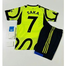 A'r's'e'n'a'l 2023-24 Sezon Bukayo Saka Alternatif Çocuk Forması 4'lü Set