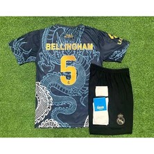 Jude Bellingham 2024/25 Yeni Sezon Dragon Desenli Çocuk Forması 4'lü Set