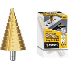 Nacario Mey Ithalat® Sgs 2844 Hss Kademeli Matkap Uç 6-52 mm