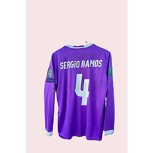 Sergio Ramos R,e,a,l M,a,d,r,id, 2017 Final Cardiff Efsane Uzun Kollu Yetişkin Forması