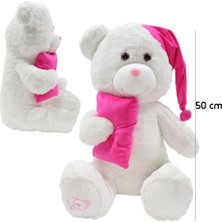 Nacario Mey Ithalat® Uykucu Ayıcık Uyku Arkadaşım Peluş Oyuncak 50 cm