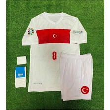 Türkiye Arda Güler 8 Numara Yeni Sezon Çocuk Forması 4 Lü Set Çorap-Bileklik Hediyeli Asf