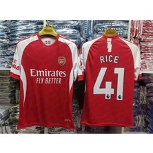 Arsenal 2025-26 Yeni Sezon Declan Rice Iç Saha Forması