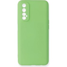 Newface Realme 7 Kılıf First Silikon - Yeşil