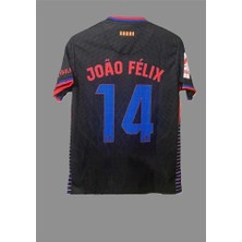 Barcelona 2024/25 Yeni Sezon João F'élix Deplasman Forması (BLACK)5456354376457645