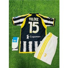 S 2023/24 Yeni Sezon Kenan Yıldız Çocuk Forması 3'lü Set (Yellow)