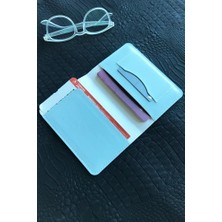 VİP GİFT Voyager Pasaport Kılıfı Minimalist Vegan Suni Deri Pasaportluk Pembe